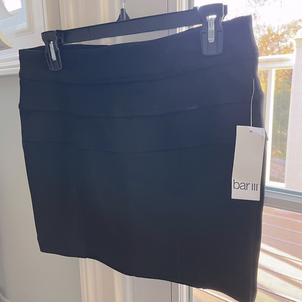 BAR III black mini skirt size medium